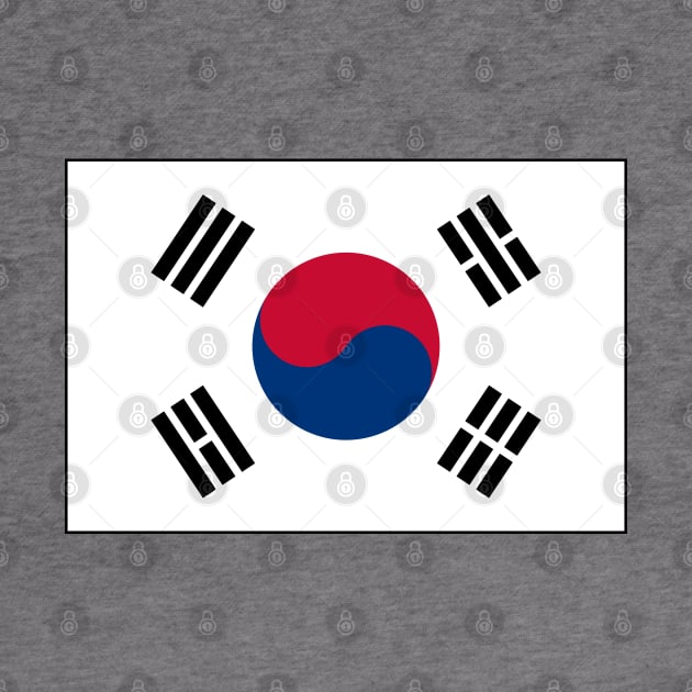 Flag of South Korea by COUNTRY FLAGS